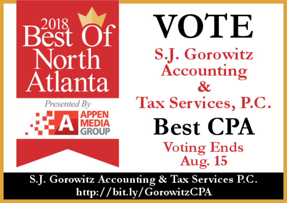 Vote SJG 2018 Best of North Altanta