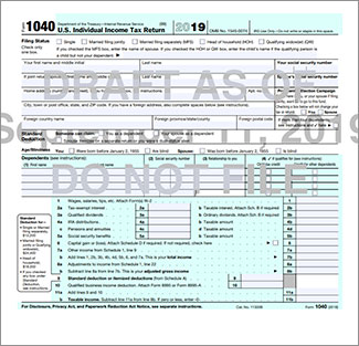 2019 Form 1040