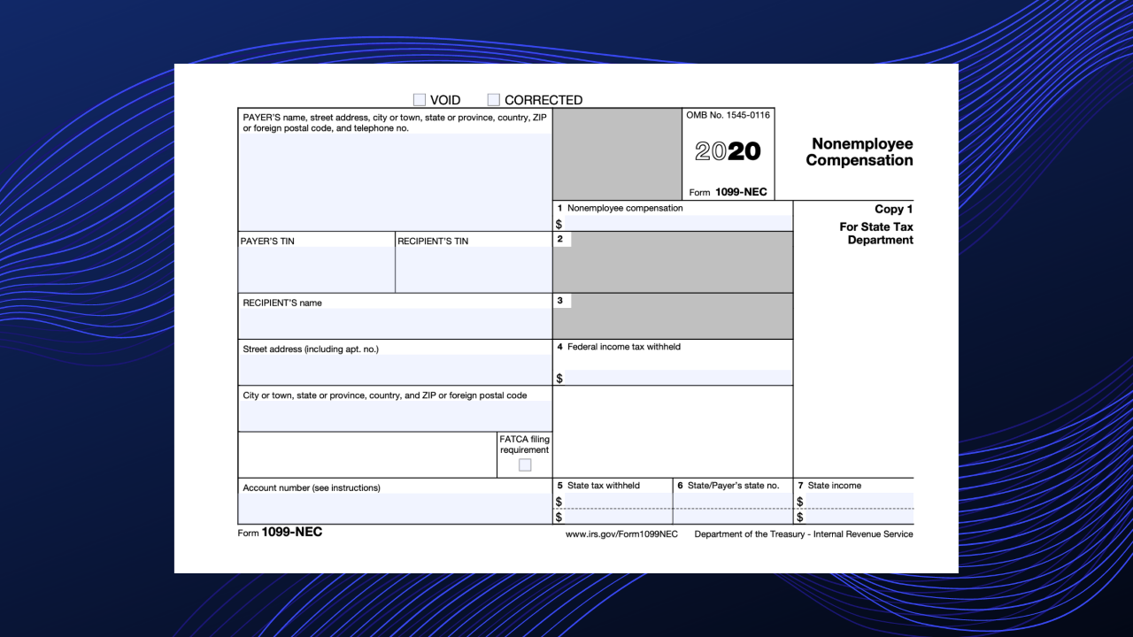 Form 1099 Nec Non Employee Compensation Replaces 1099 Misc For Reporting Payments To Non Employees S J Gorowitz Accounting Tax Services P C